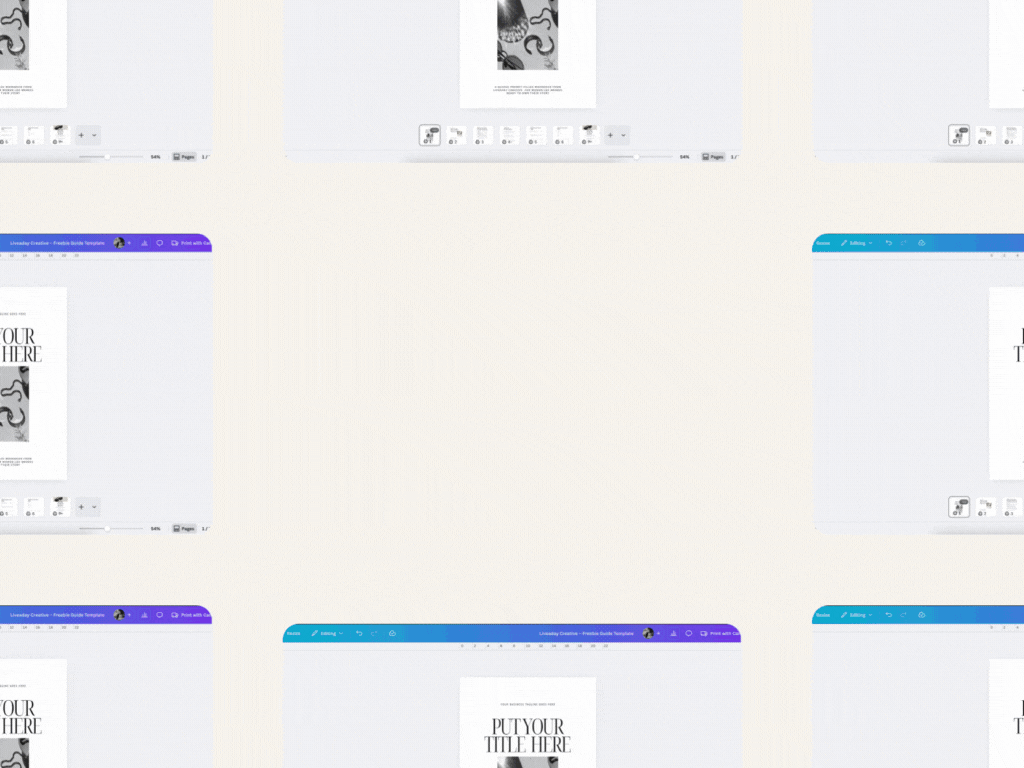 Free Canva Template for Freebie Guide