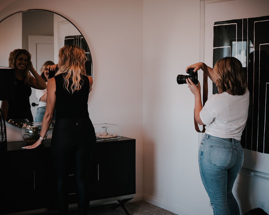Behind the scenes of a brand shoot